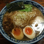 麺工房 隠國 - 隠国らぁめん大盛＋煮卵