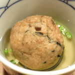 竹千代 - 五郎島金時　加賀蓮根　昆布　ヒジキ　牛蒡　人参のガンモドキ