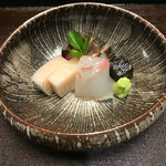 祥雲 - お造り(平目・鰆・すじ鰹)