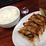 ラーメン神山 - H.27.11.29.昼 終日セットメニューC 餃子一人前+ご飯 +300円