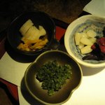 円らく 所沢荘 - 京都の漬物盛り合わせ