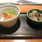 酒とそば まるき - ２０１５年１１月２８日のお通し