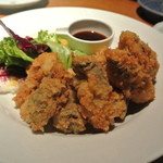 酒とそば まるき - カキフライ　アップ