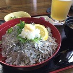 義経庵 - しらす丼