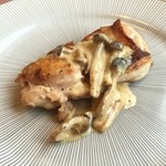 リストランテ フクイ - 皮がパリッと仕上がってます。