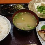 ＴＳＵＤＡ屋 - 焼き魚定食（朝食）。