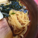 中華つけ麺大王 - チャーシュー麺 麺のアップ