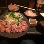 とんかつ マンジェ - ポークガーリック(にんにく)定食