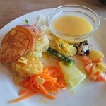 柊 - 前菜とミニスープ