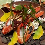 旅館大橋 - 【夕食】焼き蟹