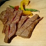 窯焼和牛ステーキと京のおばんざい 市場小路 - 本日のメニューでリブロース