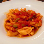 トラットリア コダマ - ヤリイカのトマトソース アンチョビ風味 カサレッチェ