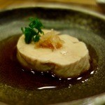 鮨駒 - ［2015/11］酒肴⑧ あん肝：時期が早いせいか、いささかあっさり。