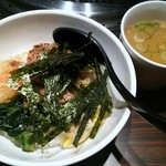 焼肉五苑 - ビビンバ (小)／スープ付き