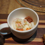 レストラン タケウチ - セロリラブの栗ソース