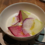 レストラン タケウチ - 大根のポタージュスープ