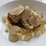 Felicelina - パルミジャーノチーズリゾット 釧路産鱈の白子 秋トリュフ添え