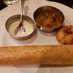 アーンドラ・ダイニング 銀座 - ベジパーティーコースのドーサ