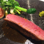 レストランエール - フランス産鴨肉2015.11撮影