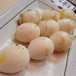 和鶏屋 - H.27.7.12.夜 半熟うずら @140円税別