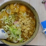 うどんのいなや - カレー田舎そば+ねぎ、たまご、たぬき