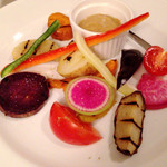 レストラン 花水 - 自然栽培野菜のサラダ (4000円コース)