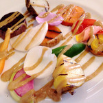 レストラン 花水 - 有機&自然栽培野菜のアンチョビソース