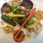 レストラン 花水 - 有機&自然栽培野菜のアンチョビソース