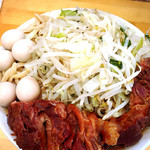 らーめん つの旨 - うずらトッピング！！