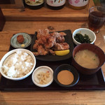Honke Kanoya Kagoshima - 鶏のから揚げ定食