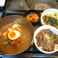 和牛焼肉 土古里 浅草店 - 「こだわりの冷麺とミニ土古里丼セット」1580円