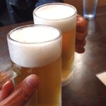 おやじ - かんぱ～い♪