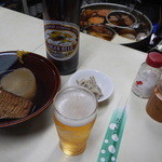 瓶ビール＆その日のお通し＆おでん
