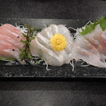 魚貝三昧 彬 - 白身魚3種盛り