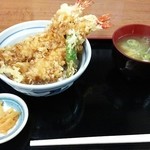 末広 - 大えび天丼 1.200円♪