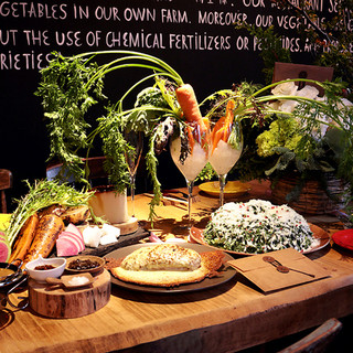 Farmコース 5 478円 税込 2時間飲み放題付き We Are The Farm Ebisu ウィーアーザファーム 恵比寿 野菜料理 食べログ
