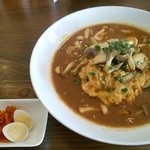 アンジュール - キノコオムカレー