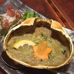 本家 しゃもじ屋 - 蟹味噌甲羅焼き( ^ω^ )