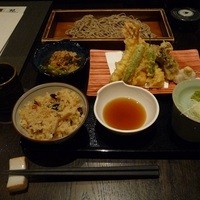 隠れ房 川崎店 - 天ぷら蕎麦ランチ　（1500円+税）