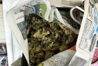 Tsukemono Aiki - これが旨いからぜひ味見してきてと勧められた野沢菜古漬けの天ぷら