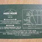 Misshu Hausu - MISSU HOUSEショップカード