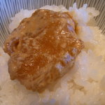 くろぎ - ランチ（鯛をのせて一口）