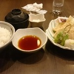 田子作 - とり天定食