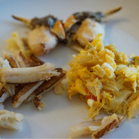 美林華飯店 - 上海蟹の蒸し物