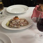 フチテイ ア ヴ - 愛知産豚のフロマージュ・ドゥ・テート１，０００円（税別）　　　ハウスワイン（赤）６８０円　　　　　　　ぶどうジュース（白）５８０円（税別）　　　　