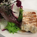 フチテイ ア ヴ - 帆立のファルスと茸のテリーヌ１，０００円（税別）