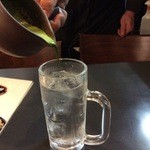 口福 - 名物の抹茶ハイ