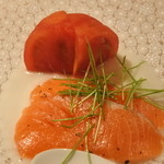 寿しの吉乃 - 鮭児とトマト