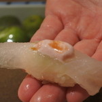 寿しの吉乃 - カワハギと肝