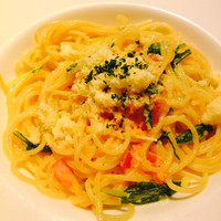 モリス - トビコと水菜のクリームパスタ